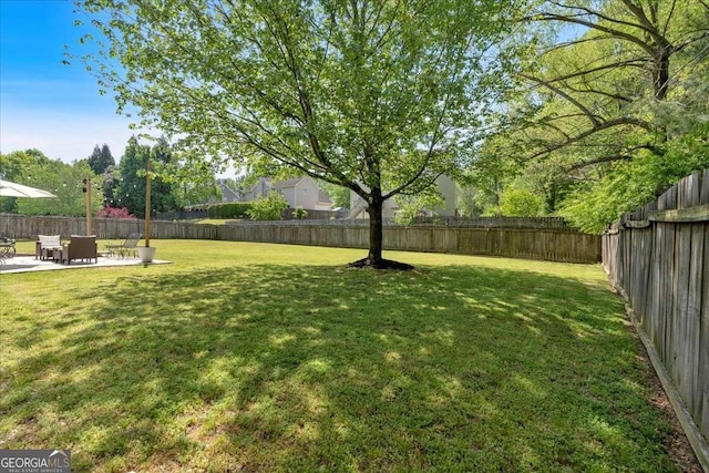 3477 Seneca Farm Dr, Buford, GA 30519 - view of yard featuring a patio area