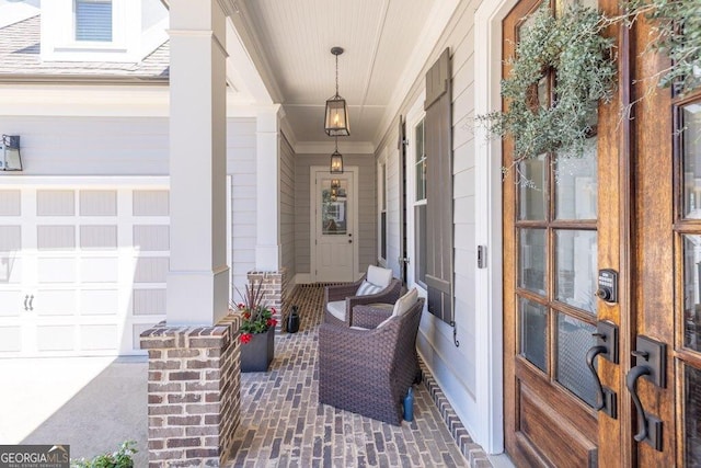 5461 Autumn Flame Dr, Braselton, GA 30517 - view of covered porch