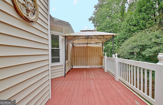 323 Newfield Way, Peachtree City, GA 30269 - wooden deck featuring a gazebo