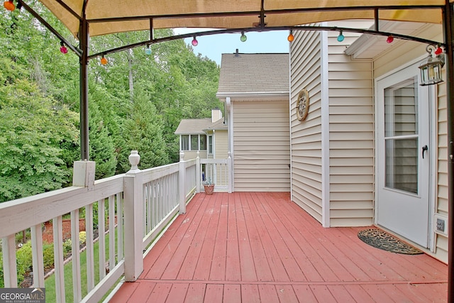 323 Newfield Way, Peachtree City, GA 30269 - view of wooden deck