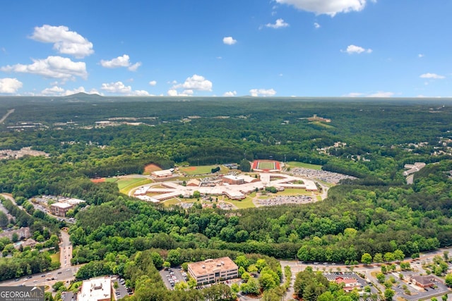 164 Stoneforest Dr, Woodstock, GA 30189 - aerial view of a heavily wooded area