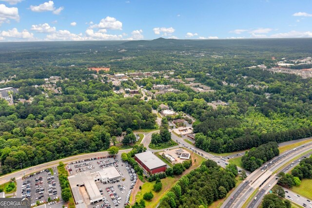 164 Stoneforest Dr, Woodstock, GA 30189 - bird's eye view of a heavily wooded area