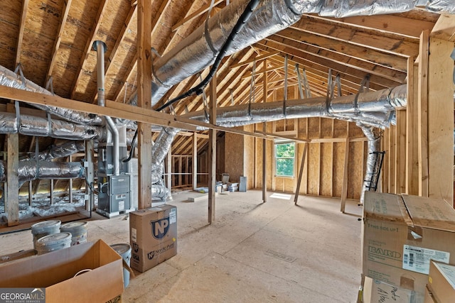 3219 Blackshear Dr, Marietta, GA 30060 - attic featuring heating unit