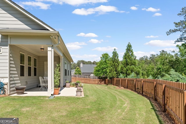 3219 Blackshear Dr, Marietta, GA 30060 - view of yard featuring a patio