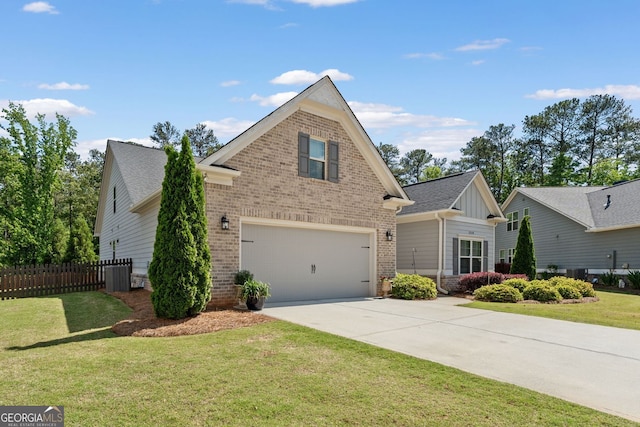 3219 Blackshear Dr, Marietta, GA 30060 - view of front of home with brick siding, driveway, and an attached garage