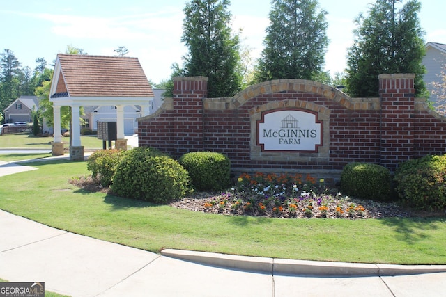 3219 Blackshear Dr, Marietta, GA 30060 - community sign with a lawn