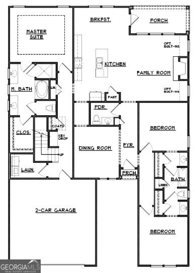 3219 Blackshear Dr, Marietta, GA 30060 - property floor plan