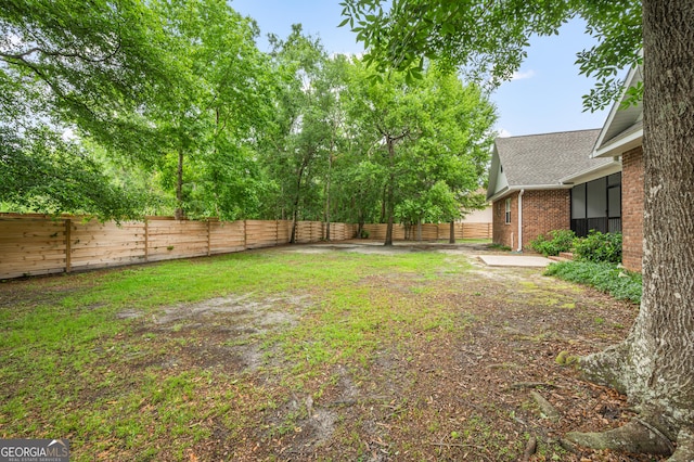 124 Cinder Hill Dr, Brunswick, GA 31523 - view of fenced backyard