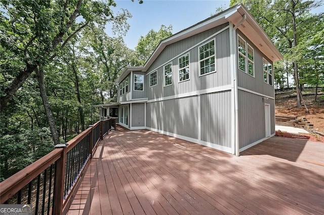 9460 Chestatee Ct, Gainesville, GA 30506 - view of wooden deck