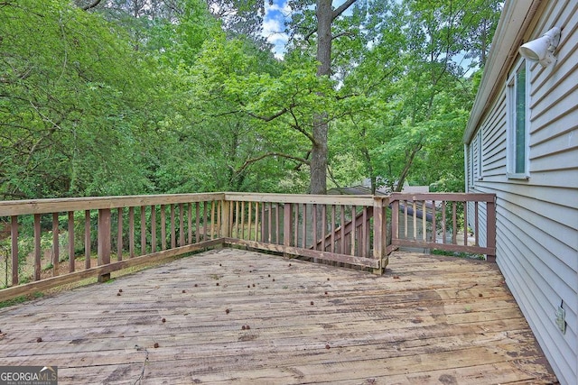 5295 Old Trail Cir, Stone Mountain, GA 30088 - view of deck
