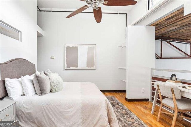 964 Dekalb Ave NE Unit 112, Atlanta, GA 30307 - bedroom with wood finished floors