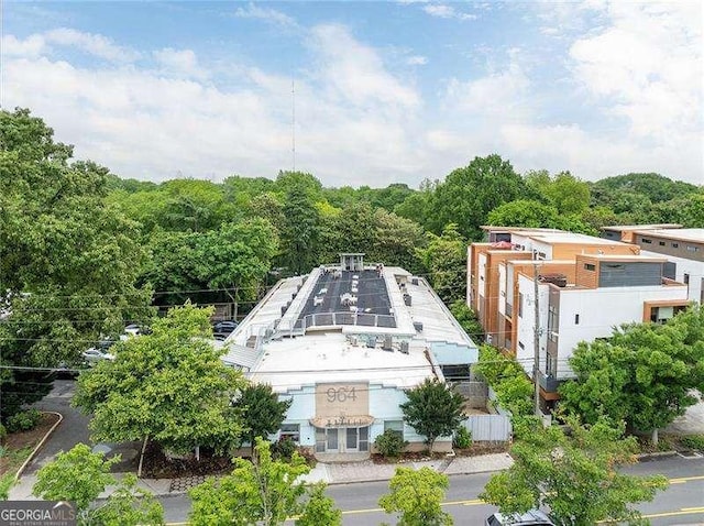 964 Dekalb Ave NE Unit 112, Atlanta, GA 30307 - bird's eye view of a heavily wooded area