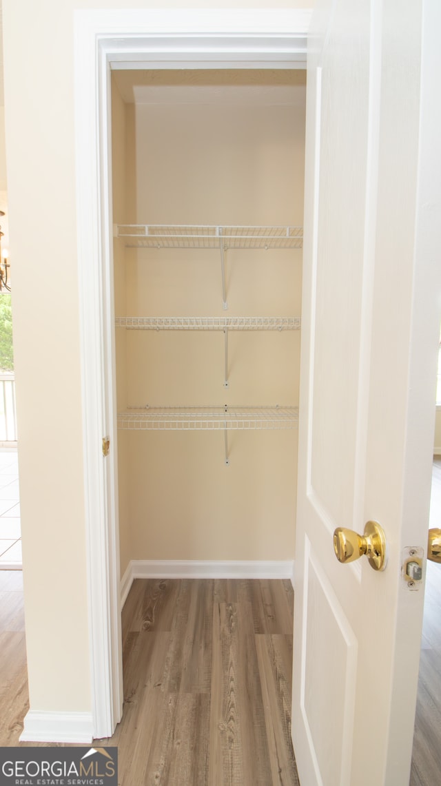 view of closet