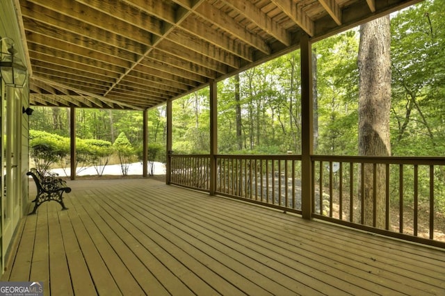view of deck