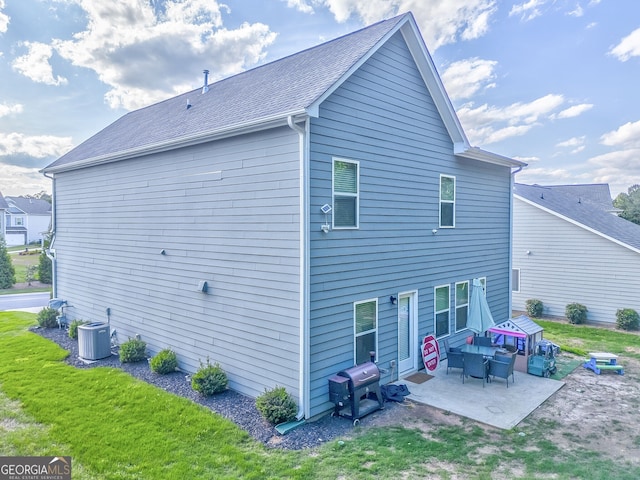 214 Willowbrook Way SE, Calhoun, GA 30701 - rear view of property with a patio and central AC unit