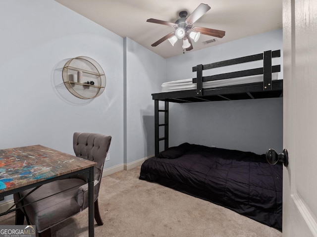 124 Belford Way, Locust Grove, GA 30233 - carpeted bedroom with a ceiling fan