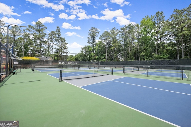 1721 Mulberry Lake Dr, Dacula, GA 30019 - view of tennis court