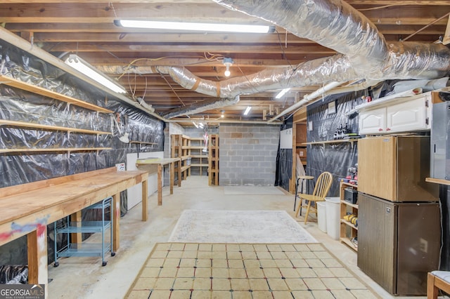 3741 Windhurst Dr SW, Lilburn, GA 30047 - view of unfinished basement