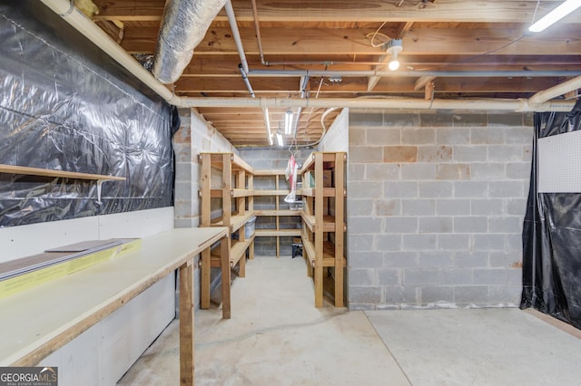 3741 Windhurst Dr SW, Lilburn, GA 30047 - view of unfinished basement