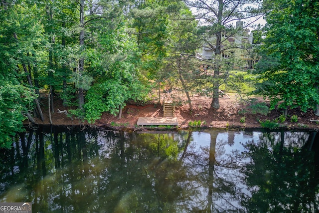 3741 Windhurst Dr SW, Lilburn, GA 30047 - water view with a boat dock