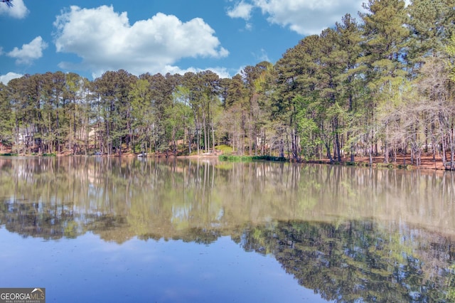 3741 Windhurst Dr SW, Lilburn, GA 30047 - water view featuring a heavily wooded area