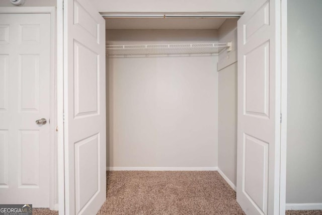 view of closet