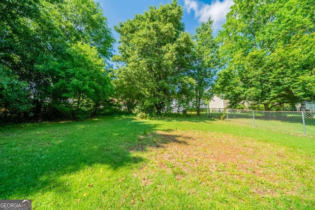 view of yard