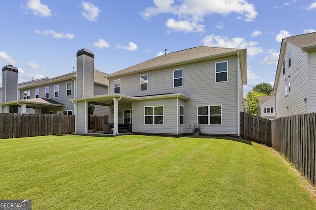 view of back of property