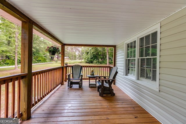 760 Poseyville Rd, Bremen, GA 30110 - view of wooden terrace