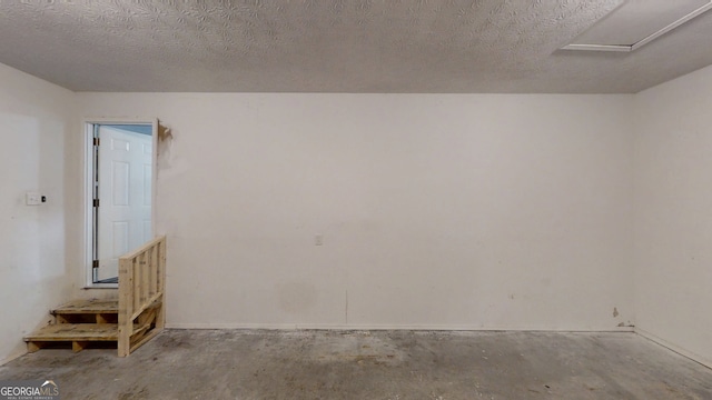 3512 Valley Chase Ct, Lithonia, GA 30038 - unfurnished room with unfinished concrete floors and a textured ceiling