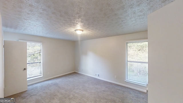 3512 Valley Chase Ct, Lithonia, GA 30038 - carpeted spare room with healthy amount of natural light, baseboards, and a textured ceiling