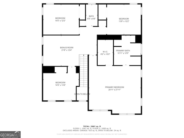 8826 Lakecrest Way, Union City, GA 30291 - view of room layout