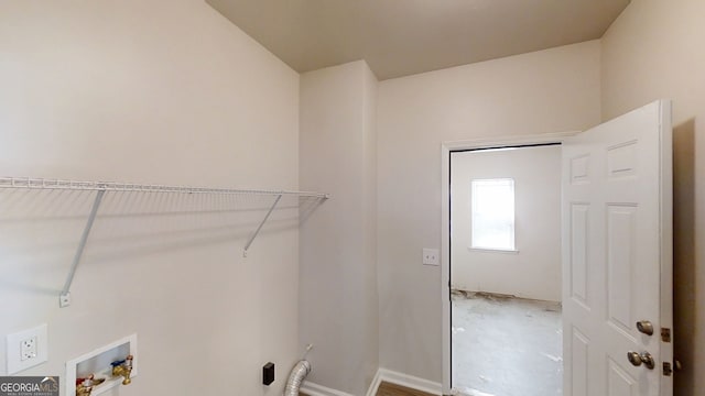 4912 Lightwood Ct NW, Acworth, GA 30102 - clothes washing area with hookup for a washing machine