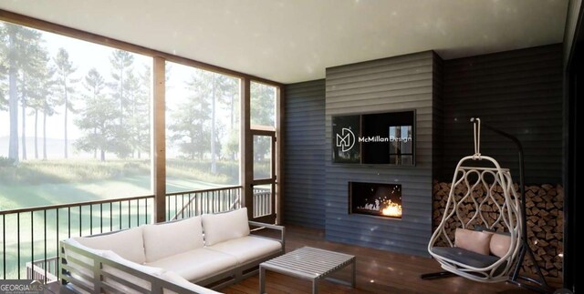 6740 Pannell Rd, Buford, GA 30518 - view of sunroom