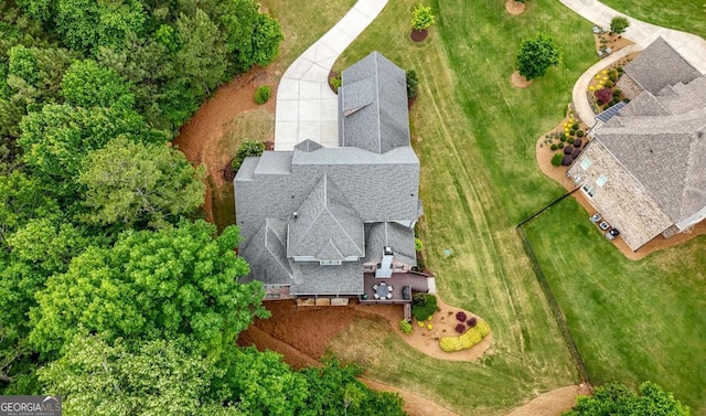 view of subject property