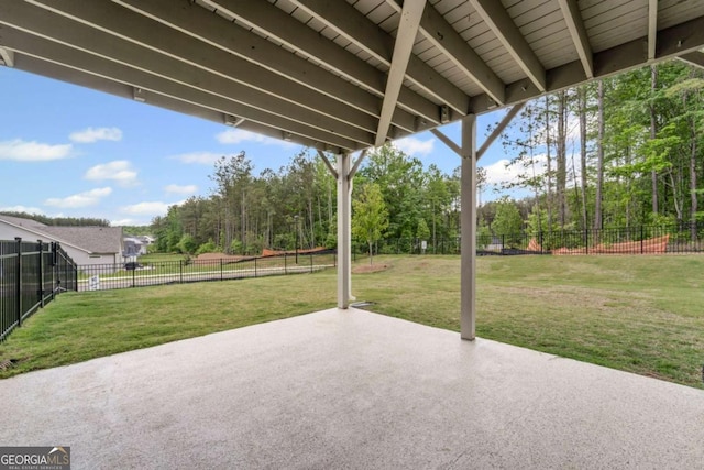 438 Southland Cir, Canton, GA 30115 - view of patio / terrace with view of scattered trees