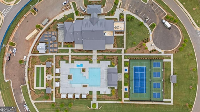 438 Southland Cir, Canton, GA 30115 - aerial view of a pool area