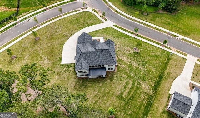 view of subject property