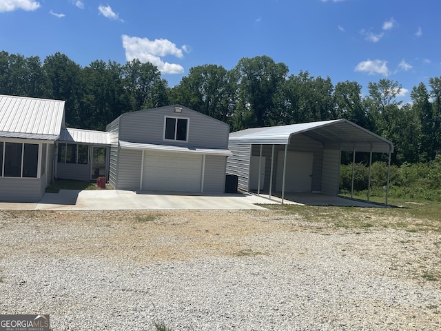 659 Voyles Rd, Carnesville, GA 30521 - view of front of house with driveway and a carport