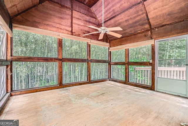 510 Aiken Dr, Dallas, GA 30157 - unfurnished sunroom featuring lofted ceiling, wood ceiling, and wood finished floors