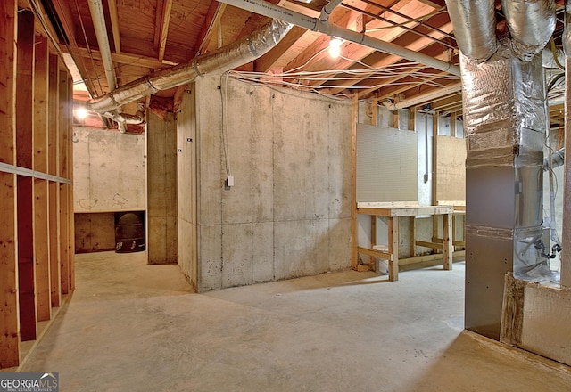 112 Windalier Rdg, Peachtree City, GA 30269 - view of unfinished below grade area