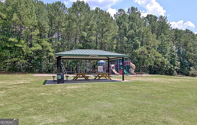 112 Windalier Rdg, Peachtree City, GA 30269 - view of home's community featuring a gazebo and a yard
