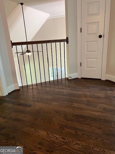 5907 SW Bunting Ln SW Unit 2, Atlanta, GA 30331 - stairway featuring wood finished floors and baseboards