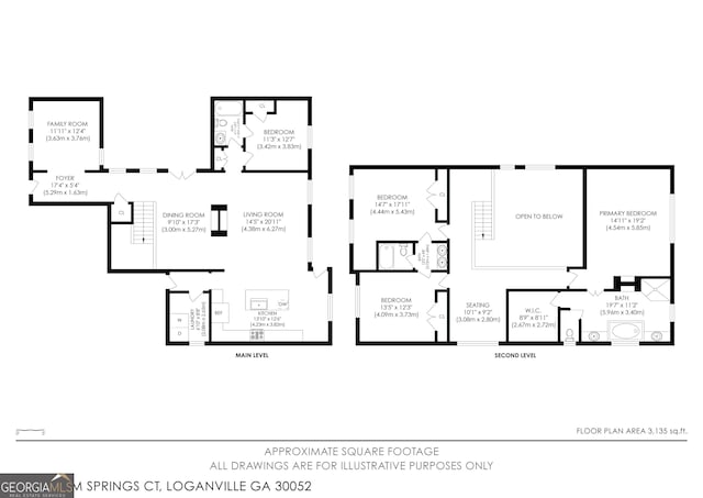 663 Warm Springs Ct, Loganville, GA 30052 - view of floor plan / room layout