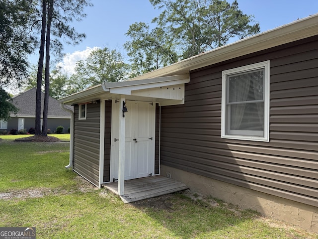 view of outbuilding with an outdoor structure