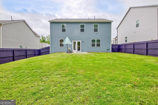 view of rear view of property