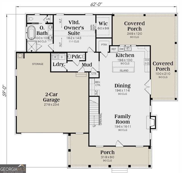 6586 Kenimer Rd, Clermont, GA 30527 - property floor plan