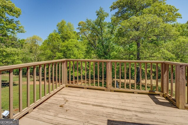 637 Lakeview Dr, Newborn, GA 30056 - view of wooden terrace