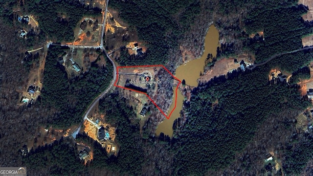 637 Lakeview Dr, Newborn, GA 30056 - map / location with property boundaries highlighted