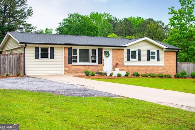 4529 Lakeview Dr, Powder Springs, GA 30127 - ranch-style house featuring brick siding and driveway